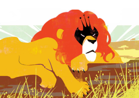 Ilustración de Animales superhéroes