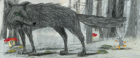 Ilustración de El ratón que no tenía miedo