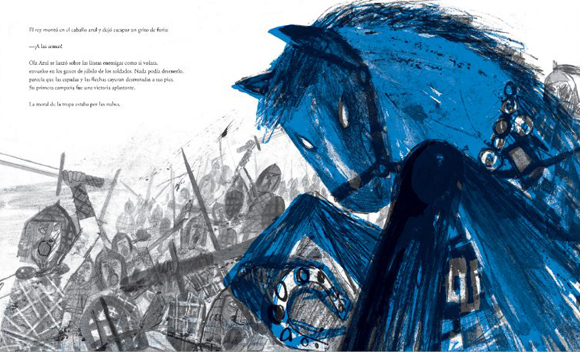 Ilustración de Ola Azul