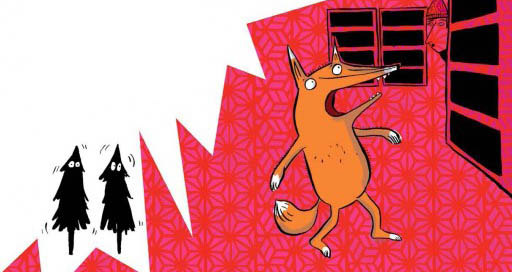 Ilustración de El Señor Zorro y el Hilo Rojo
