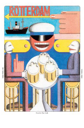 Ilustración de La guerra de las salamandras