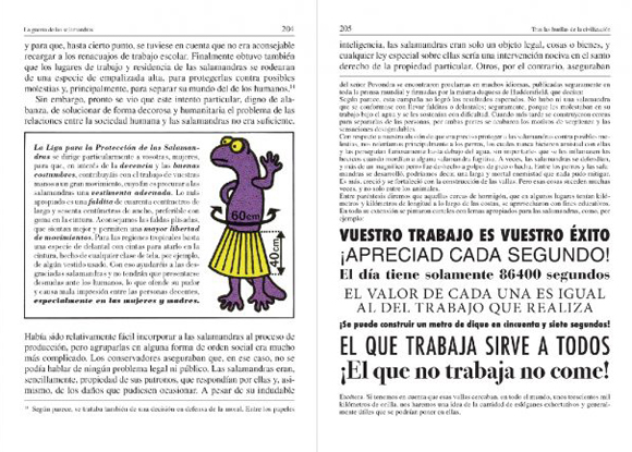 Ilustración de La guerra de las salamandras