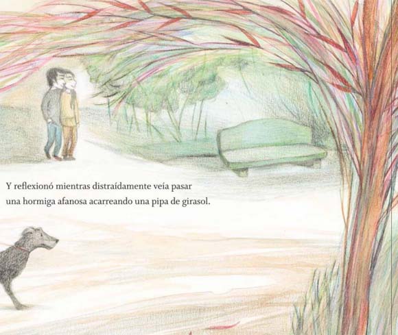Ilustración de Payasa en el parque