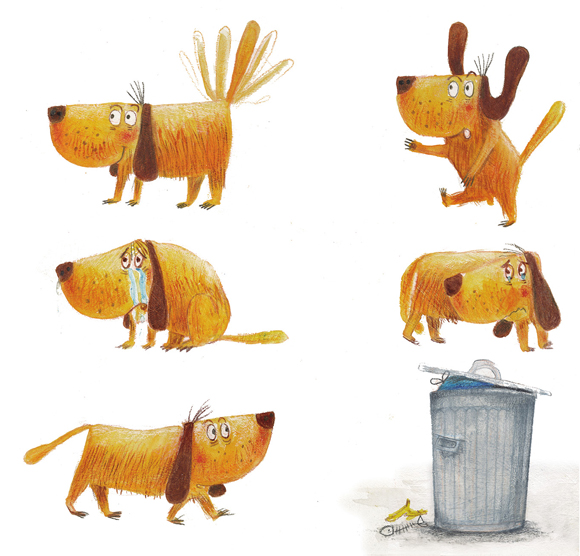 Ilustración de Como el perro y el gato