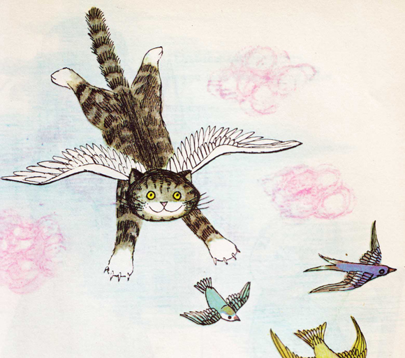 Ilustración de MOG, la gata despistada