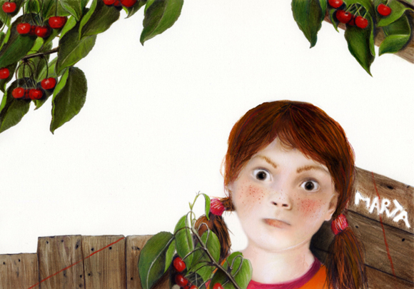 Ilustración de El verano de las cerezas