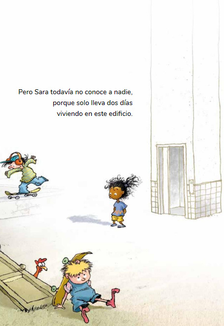 Ilustración de Sara y Pelanas