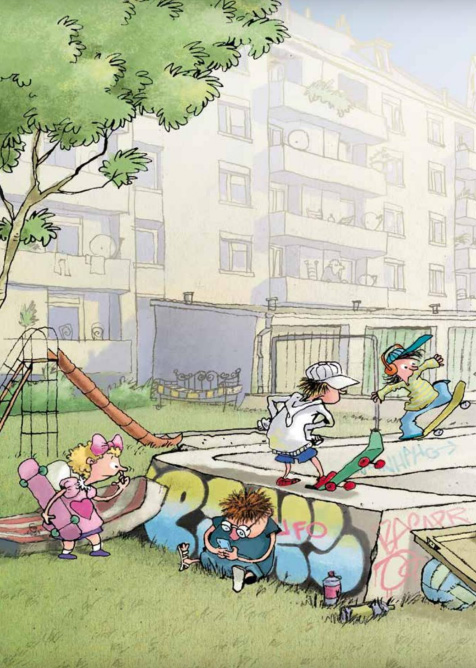 Ilustración de Sara y Pelanas
