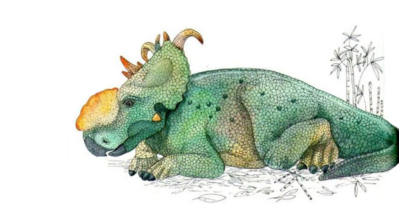 Ilustración de Inventario ilustrado de dinosaurios