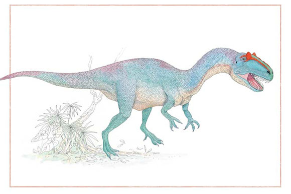Ilustración de Inventario ilustrado de dinosaurios