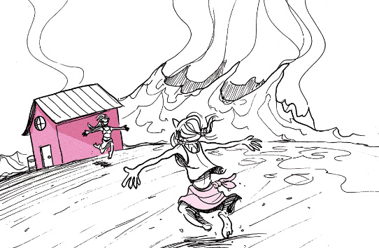 Ilustración de Ío. Hay mucha vida ahí fuera