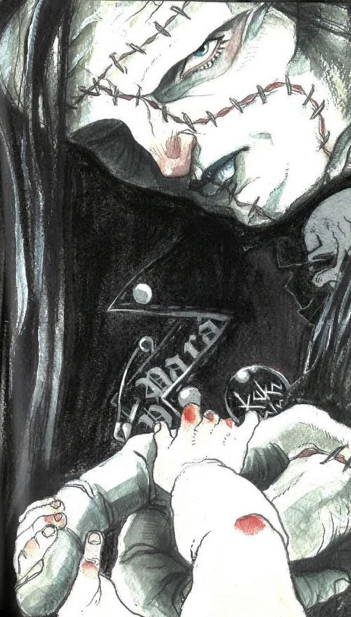 Ilustración de Frankenstein resuturado