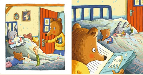 Ilustración de Bromas en la oscuridad