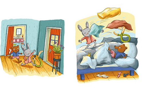 Ilustración de Bromas en la oscuridad