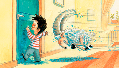 Ilustración de Las rabietas de Simón