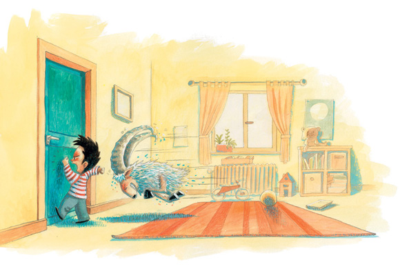 Ilustración de Las rabietas de Simón
