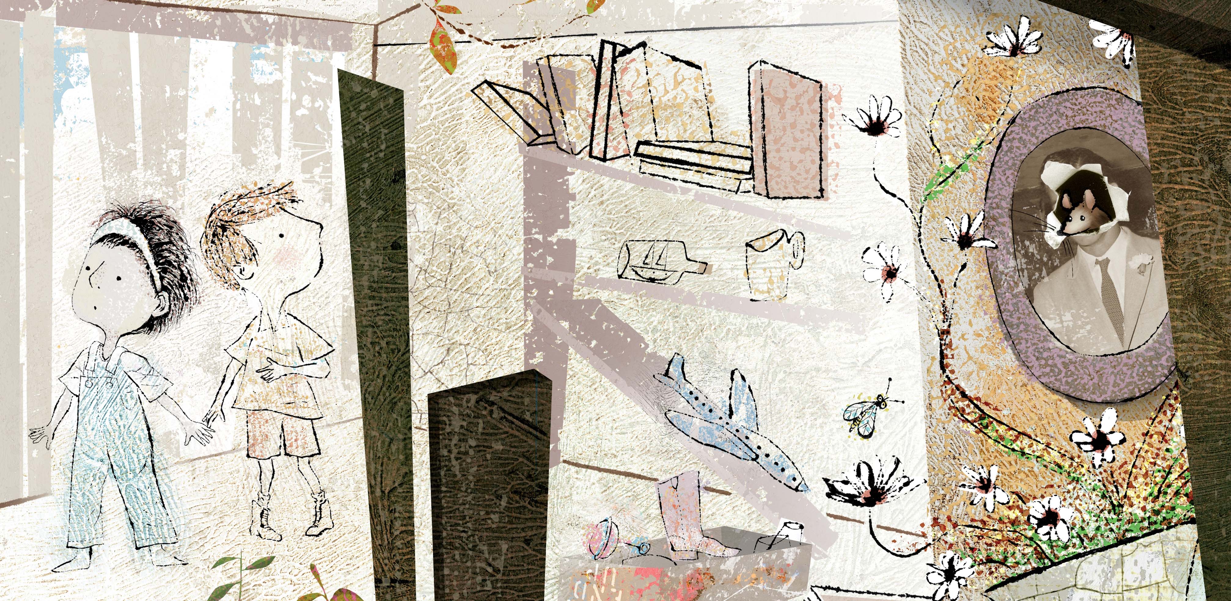 Ilustración de Una casa que fue