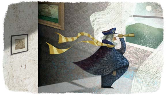 Ilustración de Una casa que fue