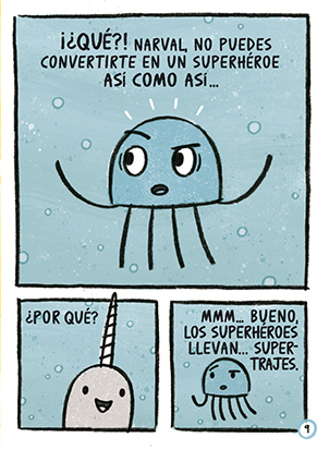 Ilustración de Super-Narval y Medu Shock