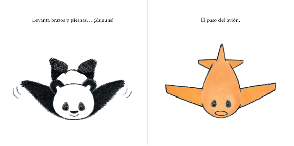 Ilustración de Samba Panda con osito