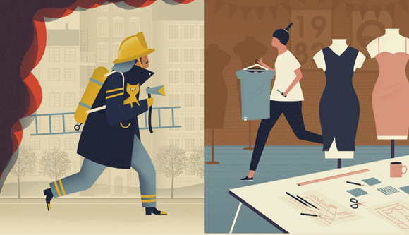Ilustración de ¿Qué hacen los mayores durante el día?