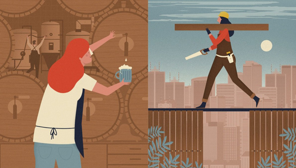 Ilustración de ¿Qué hacen los mayores durante el día?