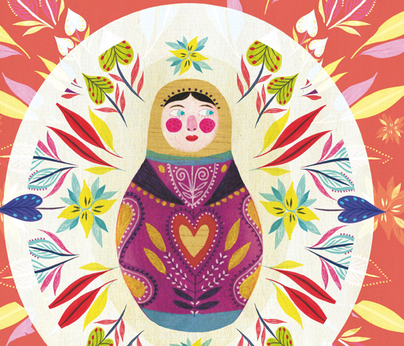 Ilustración de Matrioska