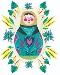 Ilustración de Matrioska