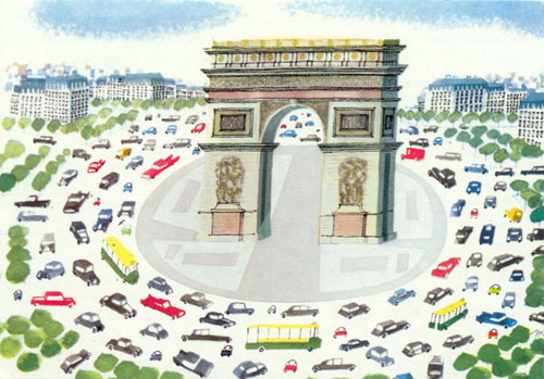Ilustración de Esto es París