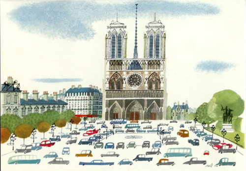 Ilustración de Esto es París