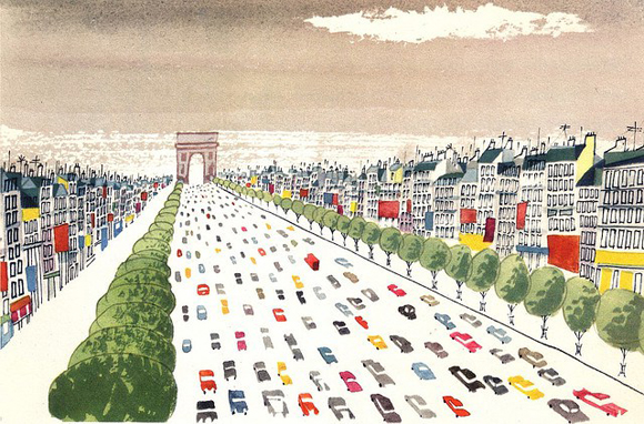 Ilustración de Esto es París