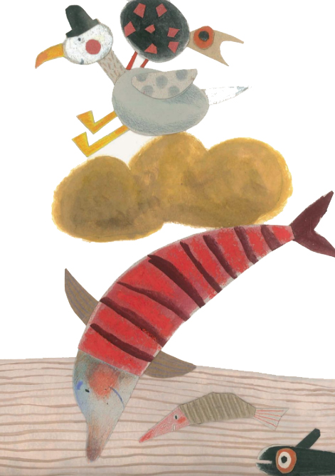 Ilustración de De boca en boca y río porque me toca