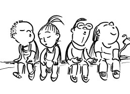 Ilustración de Los días pequeños