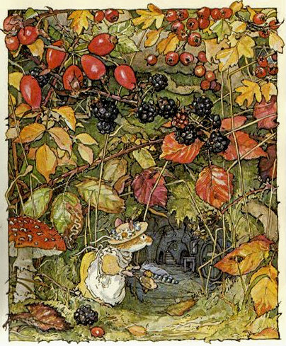 Ilustración de Cuento de otoño