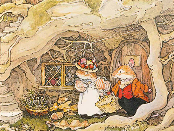 Ilustración de Cuento de otoño