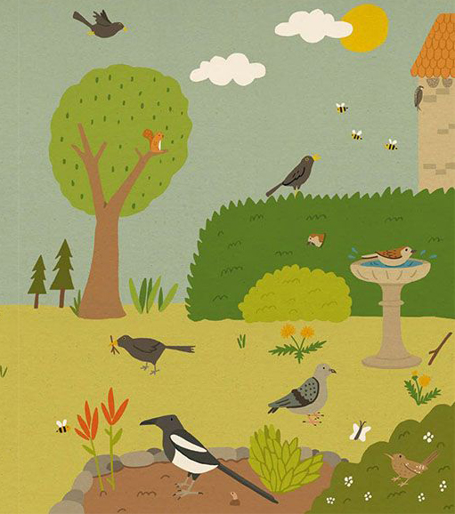 Ilustración de Mi pequeño libro de los pájaros