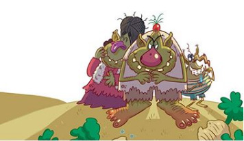 Ilustración de Babak. ¡Vaya trasto, Cloroplasto!