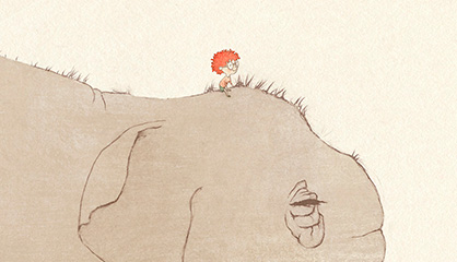 Ilustración de Arturo y el elefante sin memoria