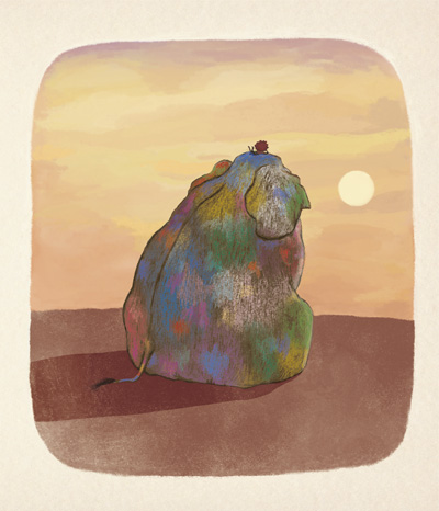 Ilustración de Arturo y el elefante sin memoria