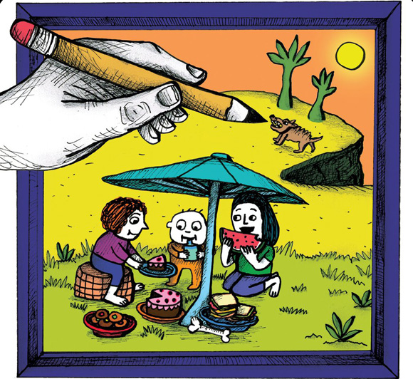 Ilustración de ¡Pellízcame!