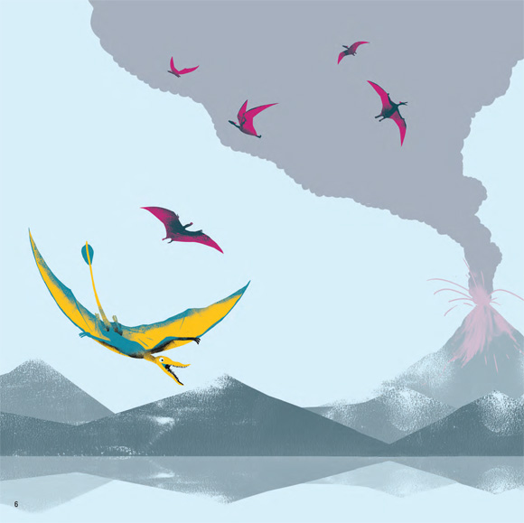Ilustración de La era de los dinosaurios