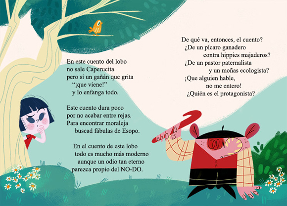 Ilustración de El otro cuento del lobo