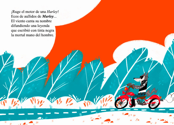 Ilustración de El otro cuento del lobo