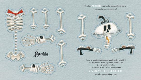 Ilustración de El esqueleto coqueto