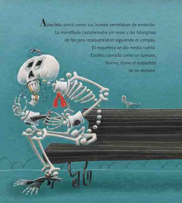 Ilustración de El esqueleto coqueto