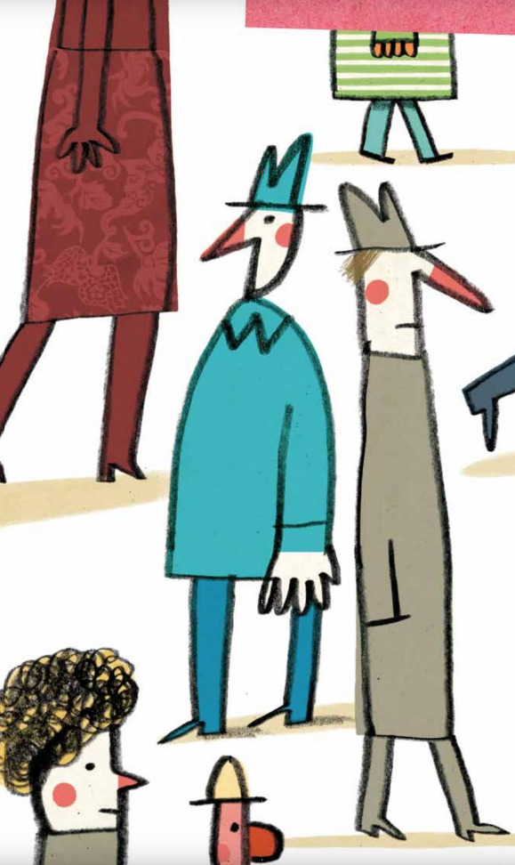 Ilustración de Cándido y los demás