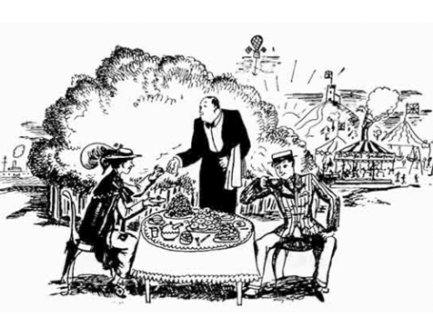 Ilustración de Mary Poppins. Vuelve Mary Poppins