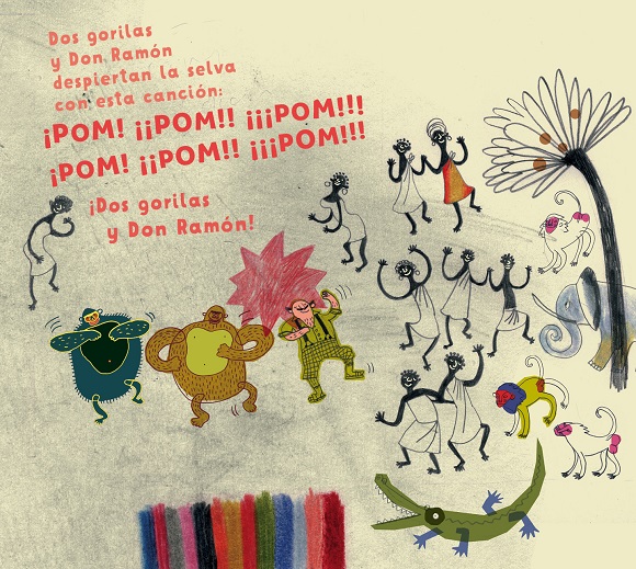 Ilustración de ¡Pom! ¡¡Pom!! ¡¡¡Pom!!!