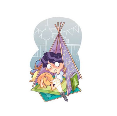 Ilustración de Cuarenta cuentos a todo vapor