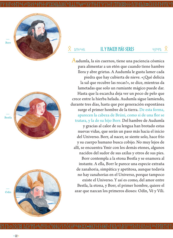Ilustración de Mitos Nórdicos